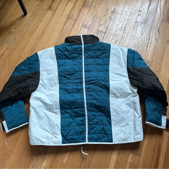 NEW Free People Movement Landscape View Coat / Ski Jacket Blue & White - Picture 10 of 13
